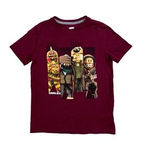 Old Navy Roblox Shirt Medium 8 Maroon